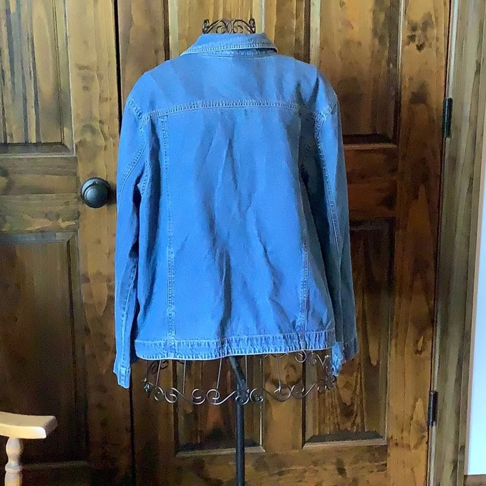 Cathy Daniels Blue Jean Jacket Classic Denim Style - Picture 4 of 7